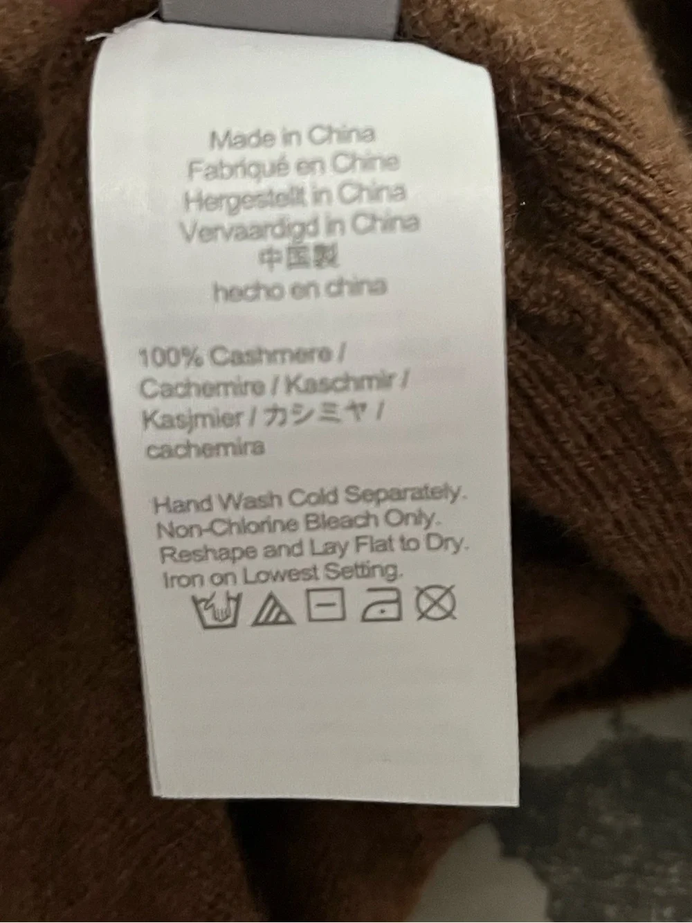 XL J Crew Cashmere classic-fit crewneck sweater BA400 brown - Picture 6 of 7